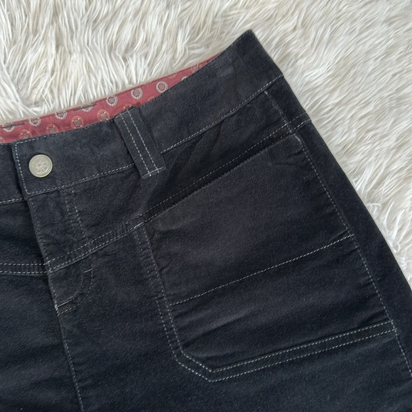 Athleta Black Velvet Velour Roseville Mini Skirt - Picture 3 of 11